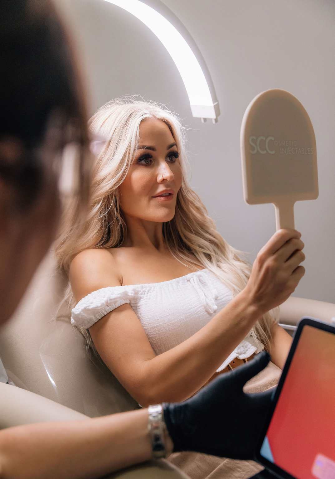 Before and after RF skin tightening results - SCCClinic